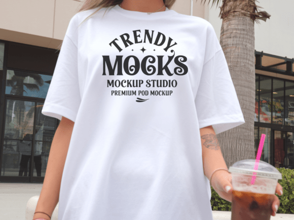Download Comfort Colors C1717 White Shirt Mockup - White shirt mockup Collection