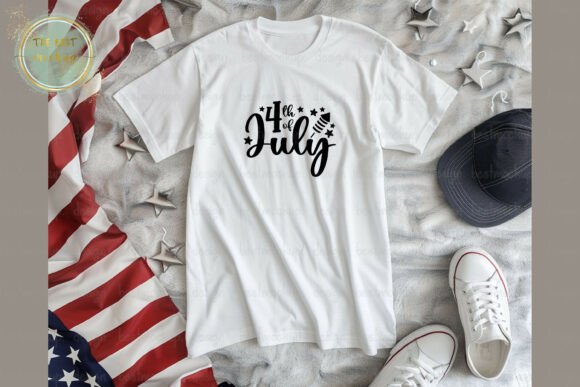 Download 4th of July Vintage WHite Shirt Mockup - White shirt mockup Collection