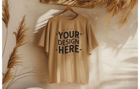Download Hanging T-shirt Bella Canvas,sand Mockup - Sand mockup Collection