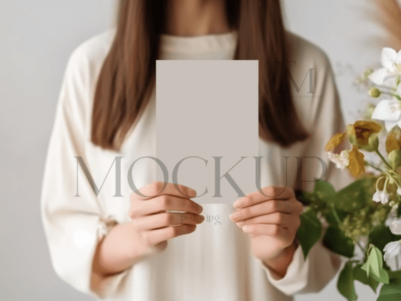 Download 5x7" Card Mockup Smart Object Mockup - Smart object mockup Collection