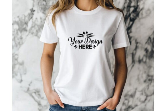 Download Memorial Day BC 3001 White Shirt Mockup - Premium Resources